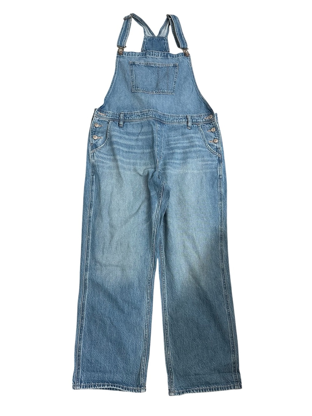 American Eagle Classic Light Blue Denim Overalls